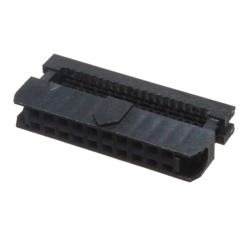 IDS-010-W200-95/P - RM=2.00mm lengő IDC-aljzat 10-pólusú csatlakozó Pozícionálóval törésgátló nélkül - E-TEC