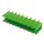 STLZ950/9-5.08-H-GREEN - 90° sorkapocs 9-pólusú NYÁK-os dugó RM2(5.08mm) fal nélkül ARKZ 950/9-típushoz - PTR MESSTECHNIK