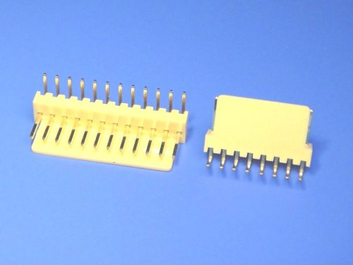 P2510L-12(LF) - tüskesor NYÁK-ba 90° 12-pólusú RM=2.54mm I=3A hajlított =CRR-12W - TKP