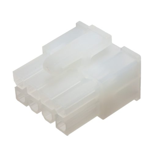 H6657R1-8(LF) - 8-pólusú MINI-FIT lengő aljzat biztosítóval betét: 53-14-51 - TKP