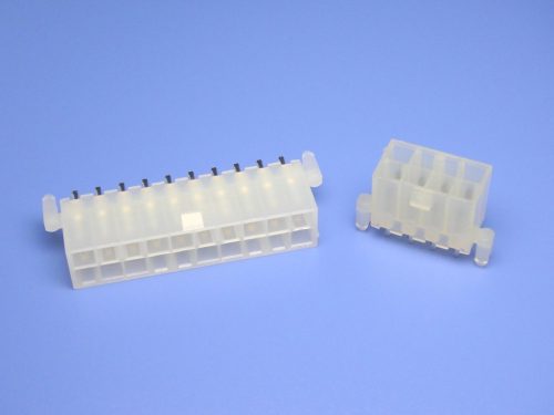 P6657I-16A(LF) - 16-pólusú MINI-FIT beültethető dugó pozícionáló csappal - TKP