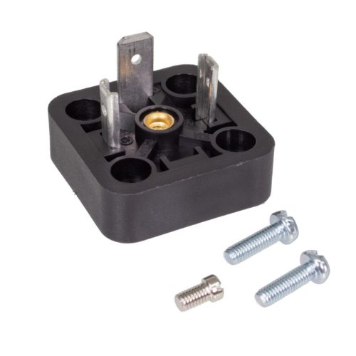 GSA2000NBLACK(932967100) - ipari 2+1-pólusú dugó szerelhető, fekete 250V/16Aac, csavarozható IP65 (Tömítéssel) - HIRSCHMANN