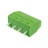AKZ602/4-3.81-V-GREEN - 4-pólusú NYÁK-os sorkapocs RM=3.81mm zöld, 10mm magas - PTR MESSTECHNIK
