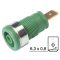   4mm Secured Socket Green - HIRSCHMANN - SEB2620-F6.3GREEN(972356104)