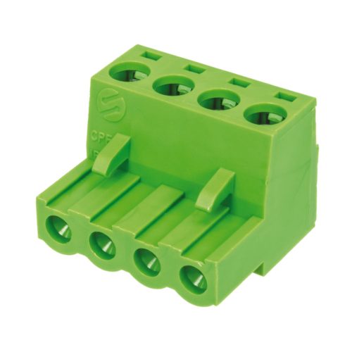 CPF5/4VE - sorkapocs 4-pólusú lengő aljzat RM=5.0mm CPM 5/4-típushoz - STELVIO