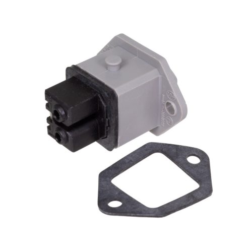 STAKEI200GREY(932047106) - ipari 2+1-pólusú aljzat szerelhető, szürke 250V/16Aac/10Adc IP54, Horonnyal - HIRSCHMANN