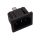 42R02.3212.V01 - beépíthető hálózati dugó, 250V/10A, VDE bepattintható 6.3mm SARU - K+B CONNECTOR
