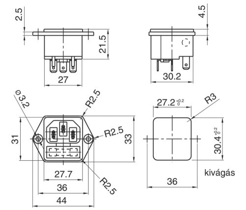 4304.6007 - SCHURTER - 4304.6007