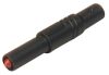 LAS S G Schwarz Banane Stecker - HIRSCHMANN - LASSGBLACK(934097100)