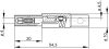 LAS S G Schwarz Banane Stecker - HIRSCHMANN - LASSGBLACK(934097100)