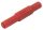 LAS S G Rot Banane Stecker - HIRSCHMANN - LASSGRED(934097101)