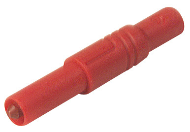 LAS S G Rot Banane Stecker - HIRSCHMANN - LASSGRED(934097101)