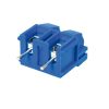 360-021-12-00 - 2-pólusú NYÁK-os sorkapocs RM=7.5mm kék, 13mm magas - KARSON