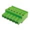   AKZ1110/6-5.08-GREEN - sorkapocs 6-pólusú lengő aljzat RM2 (5.08mm) STLZ 9../6-típushoz - PTR MESSTECHNIK