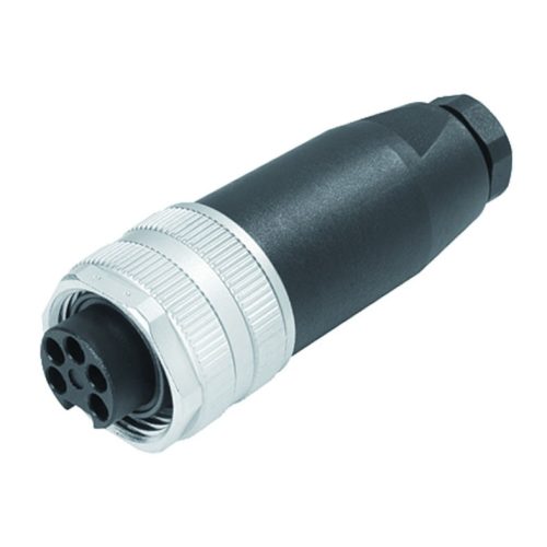 9924441205 - 7/8 5-pólusú lengő aljzat 6-8mm kábelbevezető BINDER 820 (7/8 inch) - BINDER