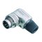   9901371204 - M16 4-pólusú 90° lengő dugó Tömszelencével d=4-8mm BINDER 682, IP40 - BINDER
