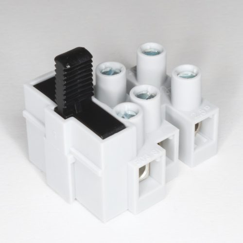 Barrier Terminal Block 3-pole with Fuse Holder
