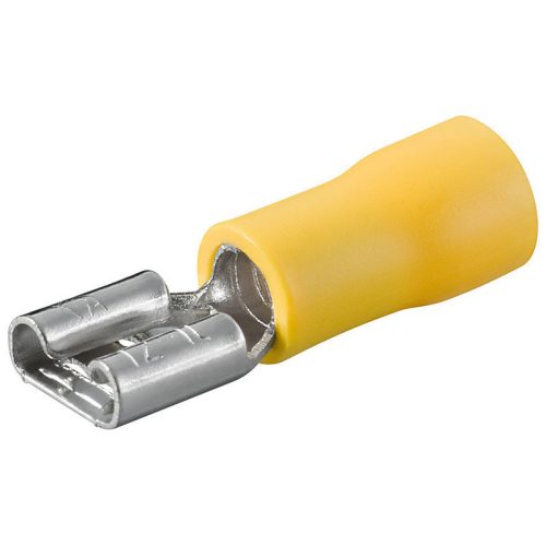 6.3 X 0.8 mm-FXP sárga préselhető FASTON - FIXPOINT