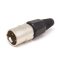 XLR 5-polig Stecker für Kabel Schwarz