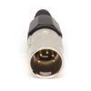 XLR 5-polig Stecker für Kabel Schwarz