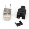 RJ45 8-pólusú lengő, műanyag házzal árnyékolt CAT5 - NONAME