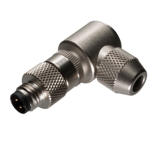 9933650003 - M8 ipari 3-pólusú dugó, lengő 90° BINDER 768 IP67, Tömszelencés - BINDER