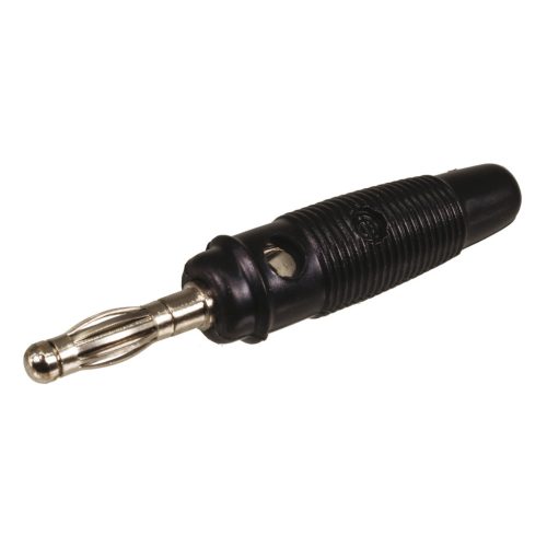 4mm banán dugó fekete