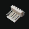 P2510L-05(LF) - tüskesor NYÁK-ba 90° 5-pólusú RM=2.54mm I=3A hajlított =CRR-5W - TKP