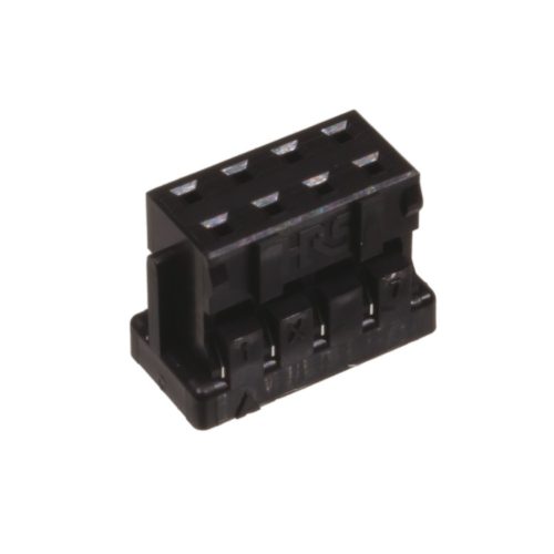 DF11-8DS-2C - tüskesor aljzat ház, RM=2.0mm 2 X 4-pólus, lengő, Betét:DF11-2428SCF - HIROSE
