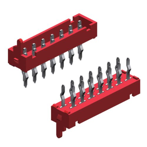 MMM-010-SS50-99 - MINI MATE 10-pólusú NYÁK-ba ültethető dugó RM=1.27mm Reel - E-TEC