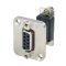   NADB9FF - D-SUB 09 adapter, szerelhető, aljzat/aljzat - NEUTRIK