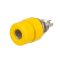   4mm Banana Socket Yellow - HIRSCHMANN - BIL30YELLOW(930166103)