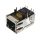 SI-52003-F - RJ45 beépíthető aljzat 90° LED-ekkel - STEWART CONNECTOR