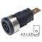   4mm Secured Socket Black - HIRSCHMANN - SEB2610-F4.8BLACK(972355100)