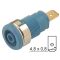   4mm Secured Socket Blue - HIRSCHMANN - SEB2610-F4.8BLUE(972355102)