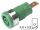 4mm Secured Socket Green - HIRSCHMANN - SEB2610-F4.8GREEN(972355104)