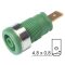   4mm Secured Socket Green - HIRSCHMANN - SEB2610-F4.8GREEN(972355104)