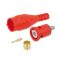   67.9760-22 - BNC szigetelt dugó, piros 50Ohm lengő - STAUBLI