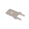 3866a.68 - csatlakozó, 6.3 x 0.8 mm, 14mm, NYÁK-ba ültethető egyenes sarus csatlakozó FASTON .250 - VOGT