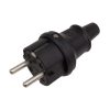 Mains grounded plug
