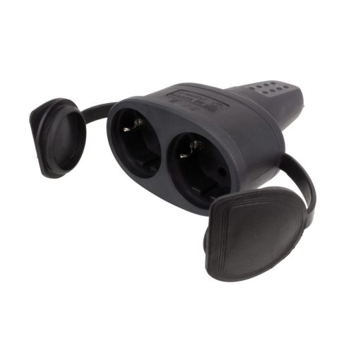 Lengő hálózati aljzat, 250V/16A egyenes - NONAME