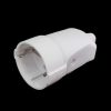 Mains earthed socket