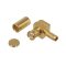   R113182000 - MCX dugó,90°, Crimp, lengő RG188/RG316 szigetelő:TEFLON - RADIALL