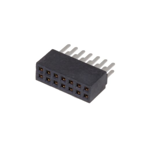 SFMC-107-01-L-D - 2x7-pólusú tüskesor aljzat, RM=1.27mm, kétsoros, NYÁK-ba - SAMTEC