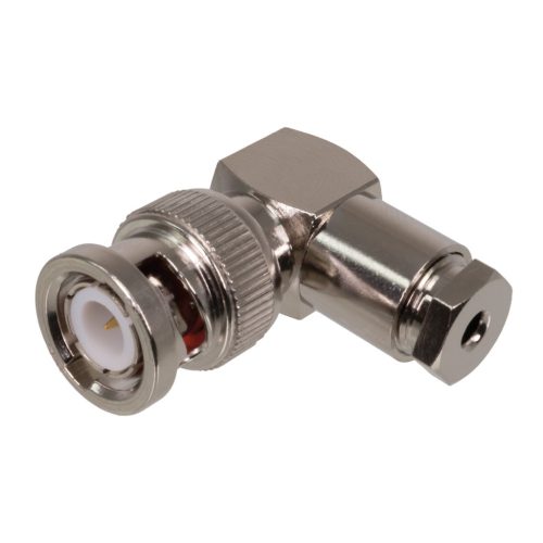 MP-13-06-4 TGN RG174 - BNC 90° 50Ohm dugó, crimp, lengő RG174 - NONAME