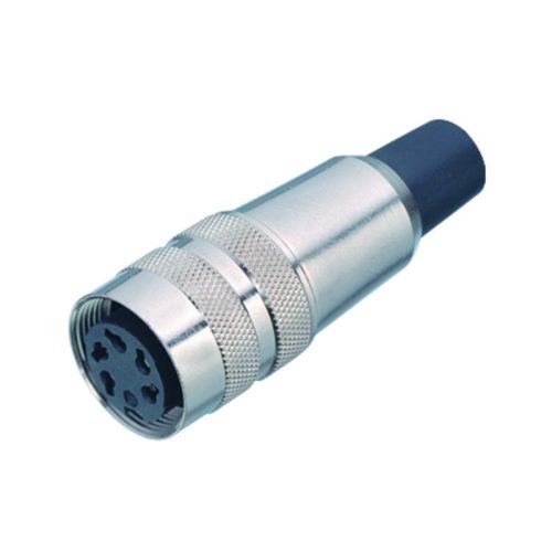 0905720208 - M16 ipari 8-pólusú aljzat, lengő BINDER 680 d=6-8mm törésgátlóval - BINDER