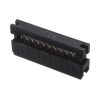 IDS-020-W200-N5/P - RM=2.00mm lengő IDC-aljzat 20-pólusú szalagkábeles csatlakozó pozícionálóval törésgátló nélkül - E-TEC