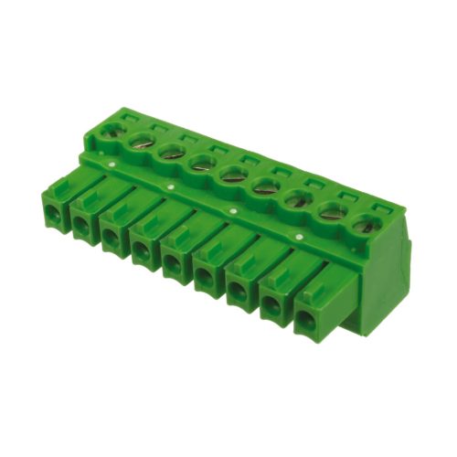 AKZ1550/9-3.81-GREEN - sorkapocs 9-pólusú lengő aljzat RM1.5 (3.81mm) - PTR MESSTECHNIK