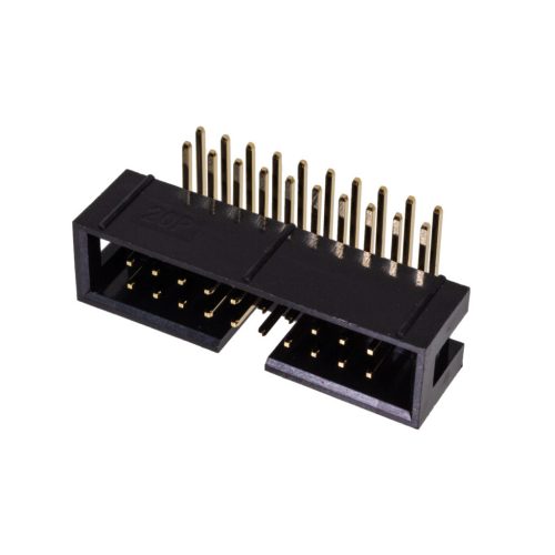 MC-254-20-00-RA-DIP - 20-pólusú tüskesor NYÁK-ba 90° házban PFL-hez =MLW 20A - MULTICOMP