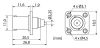 BNC Socket UG-290U/2 - UG-290U